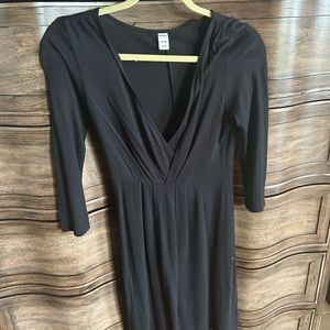 COPY - 💜 Old Navy Womens Black V Neck Long Sleeve Stretch Dress Size XS